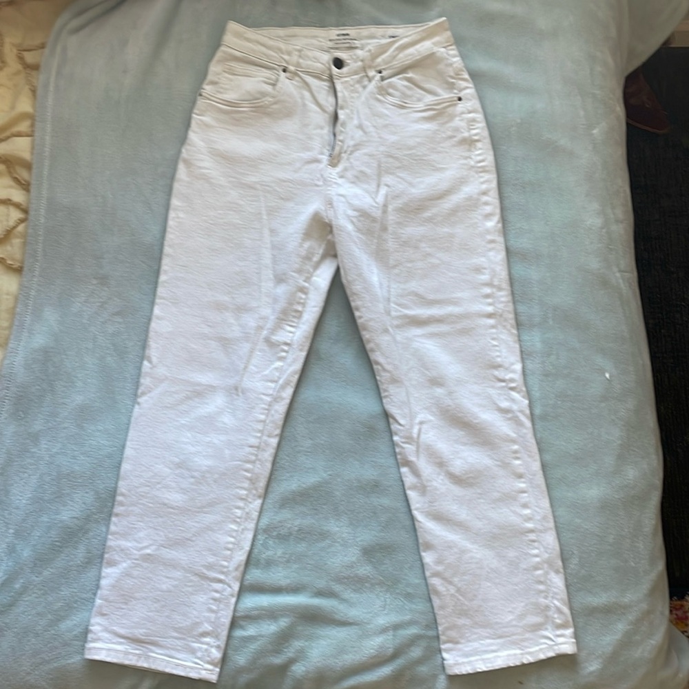 Cotton On white boot cut jeans size 8